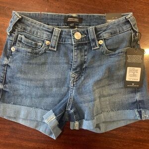NWT True Religion Jean Shorts “Jennie Curvy” 26